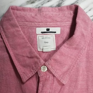 ギャップ(GAP)のGAP ピンク半袖シャツ M サイズ(Tシャツ/カットソー(半袖/袖なし))