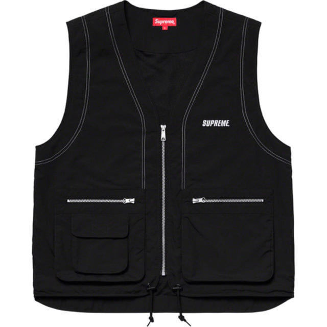 Supreme(シュプリーム)のM/19ss/supreme/Nylon Cargo Vest/black メンズのトップス(ベスト)の商品写真