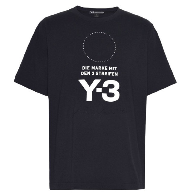 Y-3 - Y-3 STACKED LOGO TEE BLACK 美品 国内完売商品