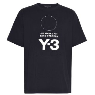 ワイスリー(Y-3)のY-3 STACKED LOGO TEE BLACK 美品 国内完売商品(Tシャツ/カットソー(半袖/袖なし))