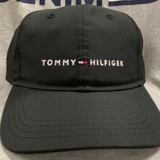 トミーヒルフィガー(TOMMY HILFIGER)の【新品】Tommy Hilfiger USA 帽子ブラックunisex free(キャップ)