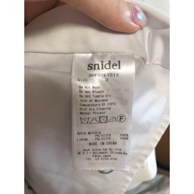 SNIDEL(スナイデル)のスナイデル リリープリントAラインワンピース レディースのワンピース(ひざ丈ワンピース)の商品写真