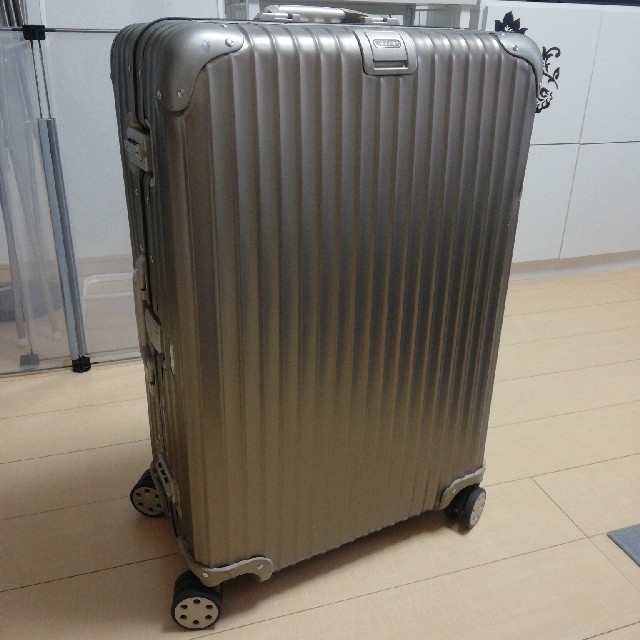メンズ【ナポレオン13さま専用】RIMOWAリモワトパーズチタニウム4輪スーツケース