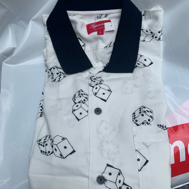 入手困難 大人気 supreme Dice Rayon Shirts 白色