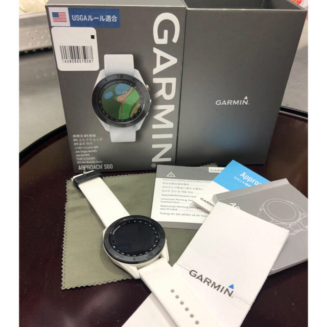 GARMIN(ガーミン)のGarmin☆ガーミン S60 ホワイト☆ メンズの時計(腕時計(デジタル))の商品写真