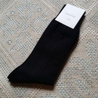 カルバンクライン(Calvin Klein)の【新品】Calvin klein 黒のビジネスソックス 25～26cm (ソックス)