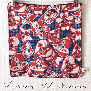 ヴィヴィアンウエストウッド(Vivienne Westwood)のVivienne Westwood★ハンカチ★赤×青×黒×白(ハンカチ)