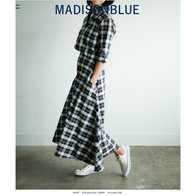 MADISONBLUE(マディソンブルー)の【MADISON BLUEマディソンブルー】グラフチェックパターンシャツ/00 レディースのトップス(シャツ/ブラウス(半袖/袖なし))の商品写真