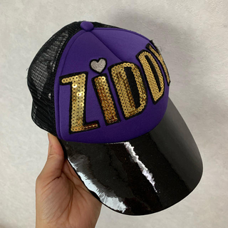 ジディー(ZIDDY)のZIDDY スパンコールロゴメッシュキャップ 子供用(帽子)