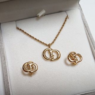 クリスチャンディオール(Christian Dior)の正規品【極美品】Christian Dior ネックレス イヤリング セット(ネックレス)