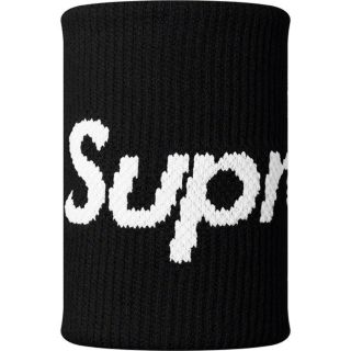 シュプリーム(Supreme)のsupreme リストバンド ブラック(バングル/リストバンド)