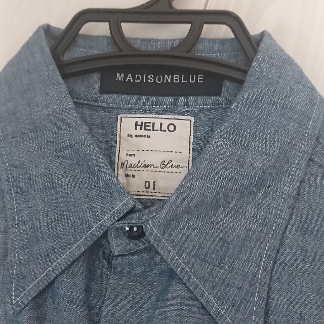 MADISONBLUE(マディソンブルー)の最終お値下げ☆マディソンブルー シャンブレーワークシャツ
 レディースのトップス(シャツ/ブラウス(長袖/七分))の商品写真