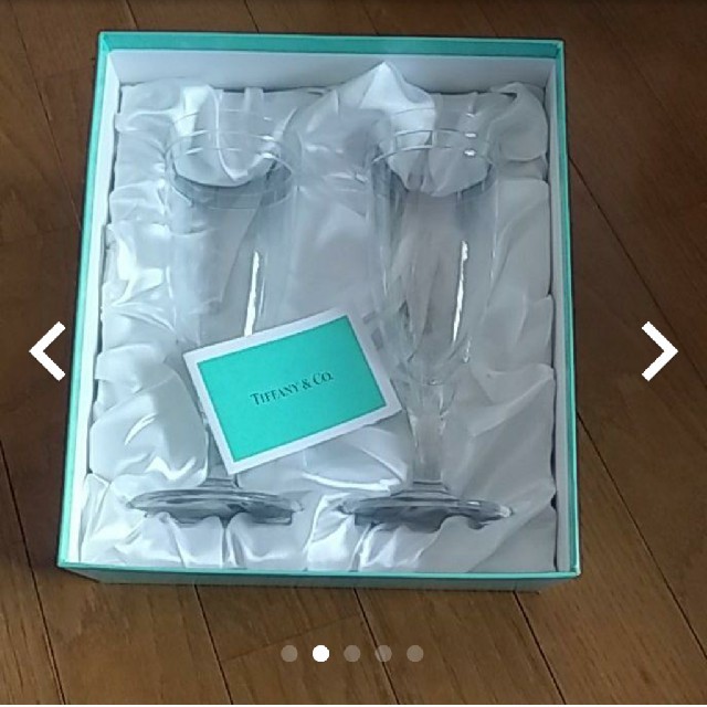 Tiffany & Co.(ティファニー)のTIFFANY　グラス　ペア　新品 インテリア/住まい/日用品のキッチン/食器(グラス/カップ)の商品写真