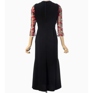 mame - Lace Sleeves A-Line Dressの通販 by |マメならラクマ