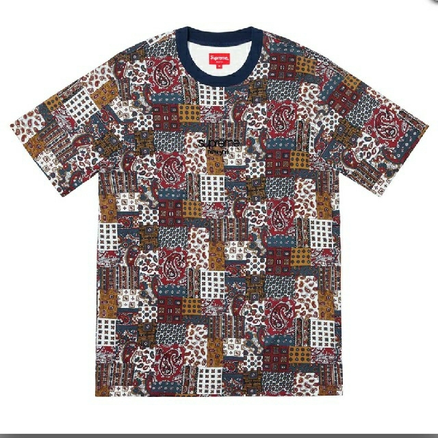 supreme Patchwork Paisley S/S Top  Sサイズ