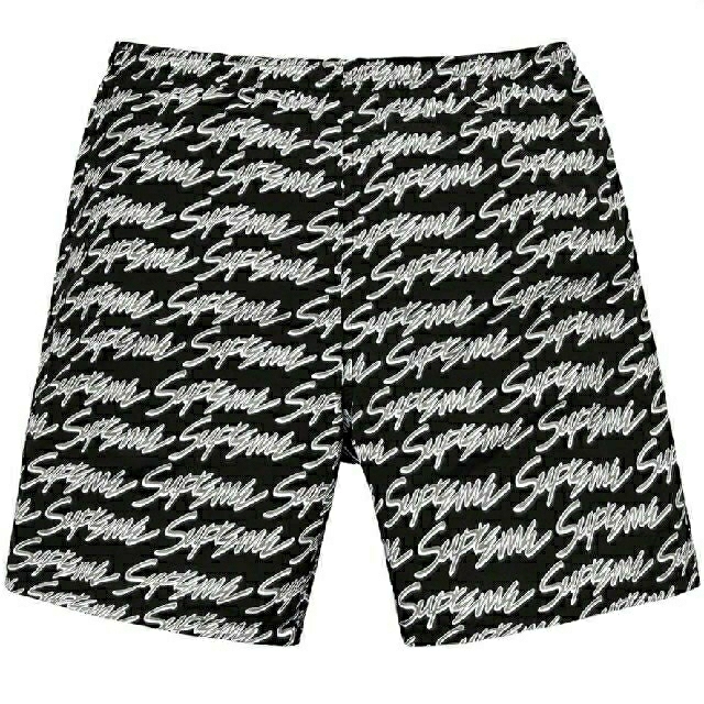 Supreme - sup Signature Script Logo Water Short M