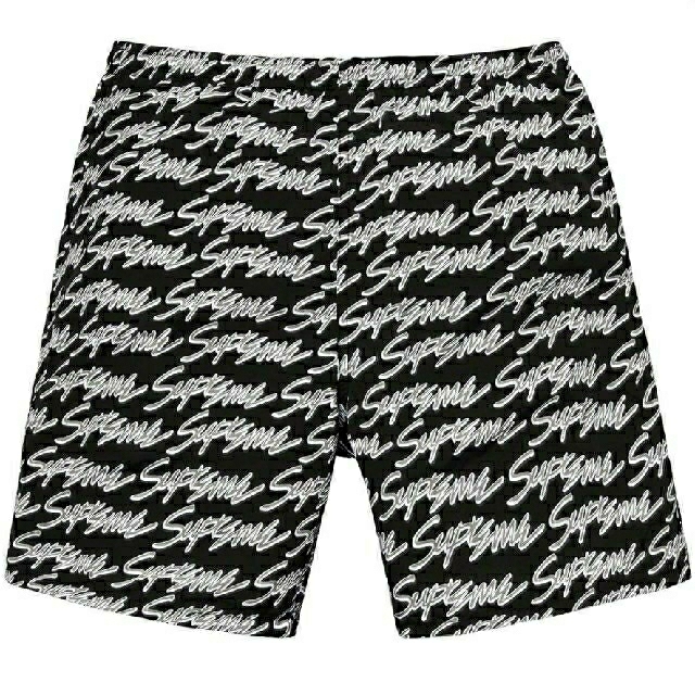 sup Signature Script Logo Water Short M