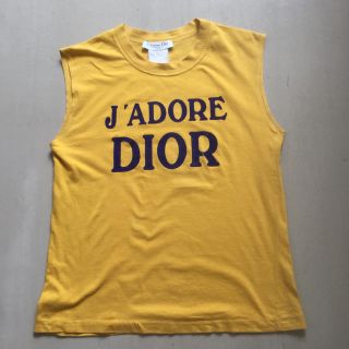 クリスチャンディオール(Christian Dior)のChristian Dior ノースリーブTシャツ(Tシャツ(半袖/袖なし))