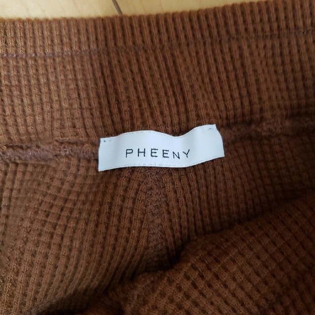PHEENY パンツ ブラウン 美品の通販 by ユリアン⭐｜フィーニーならラクマ - フィーニー pheeny ワッフル 即納最新品