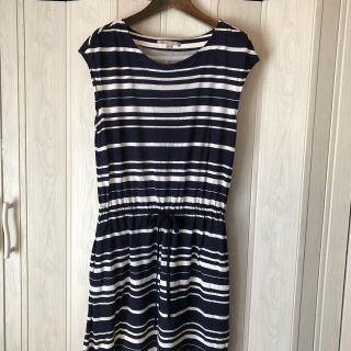 ギャップ(GAP)の◆Gap/ギャップ/ボーダー柄のノースリーブワンピース/未着品◆o(ひざ丈ワンピース)