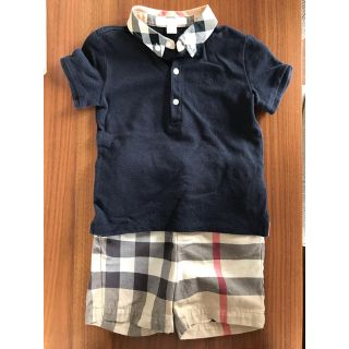 バーバリー(BURBERRY)のバーバリーチルドレン 2Y ポロシャツ&パンツ(Tシャツ/カットソー)