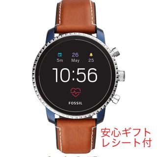 フォッシル(FOSSIL)のFOSSIL  フォッシル スマートウォッチ 革ベルト 安心ギフトレシート付(腕時計(デジタル))