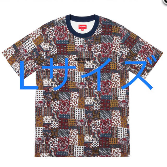 【Lサイズ送料込】Patchwork Paisley S/S Top