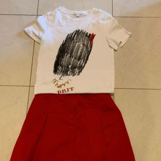 バーバリー(BURBERRY)のバーバリーT shirt AND Scotch houseスカート(Tシャツ/カットソー)