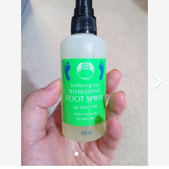 THE BODY SHOP(ザボディショップ)のレモングラス リプレッシング フットスプレー 残量8割 コスメ/美容のボディケア(フットケア)の商品写真