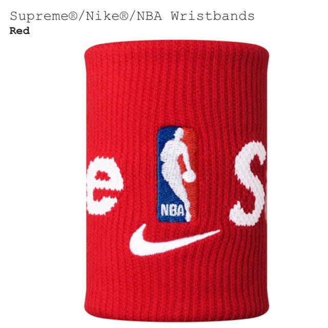 Supreme Nike NBA Wristbands Black 19ss 黒