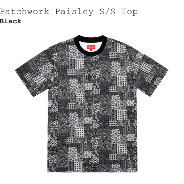 supreme Patchwork Paisley S/S Top  Sサイズ