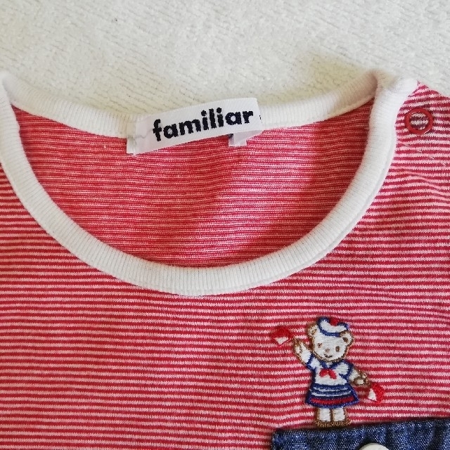 familiar(ファミリア)の☆ひらり様専用☆ファミリア　トップス　90 キッズ/ベビー/マタニティのキッズ服女の子用(90cm~)(Tシャツ/カットソー)の商品写真