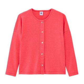 プチバトー(PETIT BATEAU)のSALE☆プチバトー コットンリネン長袖カーディガン(カーディガン)