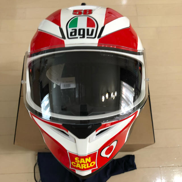 AGV  K-3 SV シモンチェリ 自動車/バイクのバイク(ヘルメット/シールド)の商品写真