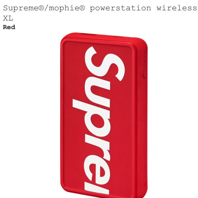 Supreme®/mophie® powerstation wirelessスマートフォン/携帯電話