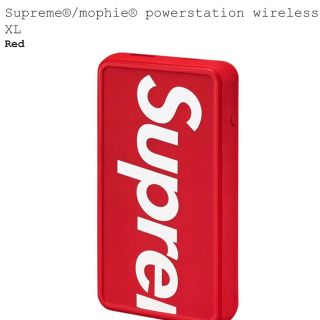 シュプリーム(Supreme)の Supreme®/mophie® powerstation wireless (バッテリー/充電器)