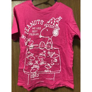 ピーナッツ(PEANUTS)のスヌーピー ウッドストックTシャツ(Tシャツ(半袖/袖なし))