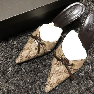 グッチ(Gucci)の正規品 箱付き GUCCI サンダル  ベージュ(サンダル)