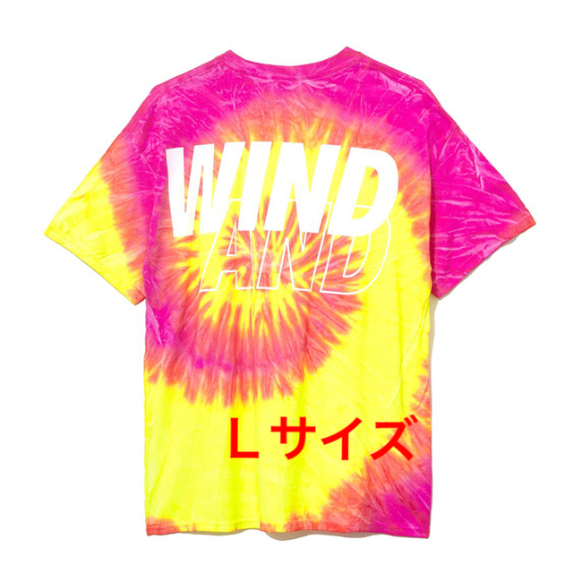 Ron Herman(ロンハーマン)のwind and sea tiedye Tシャツ Lサイズ メンズのトップス(Tシャツ/カットソー(半袖/袖なし))の商品写真