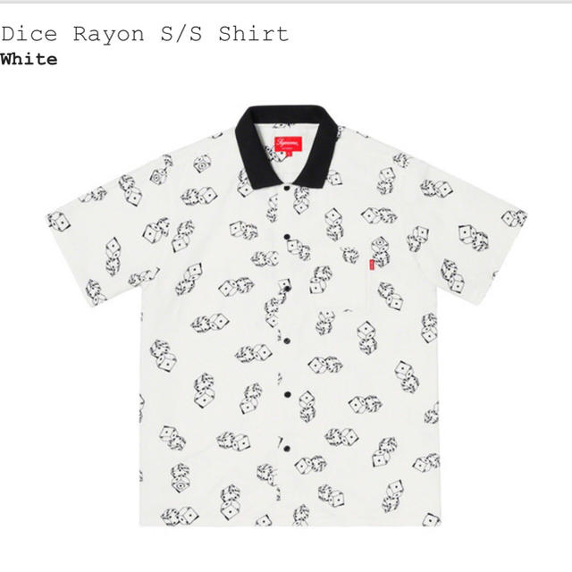 Supreme Dice Rayon Shirt Lサイズ