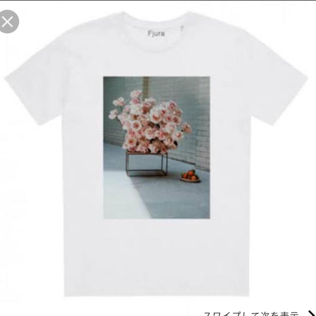 Drawer(ドゥロワー)のFjura フラワープリントTシャツ レディースのトップス(Tシャツ(半袖/袖なし))の商品写真