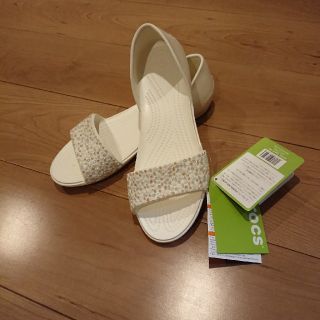 クロックス(crocs)のna*様専用   crocs リナ白(サンダル)