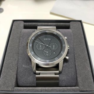 ソニー(SONY)のwena wrist  WN-WB01S+WN-WC01S-H 美品中古(その他)