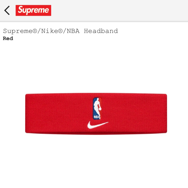 Supreme - supreme NBA ヘッドバンドの通販 by 大阪シュプ倶楽部's ...