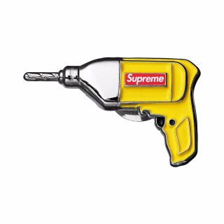 シュプリーム(Supreme)のsupreme Power Drill Pin Yellow(その他)