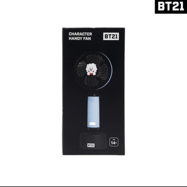 防弾少年団(BTS)(ボウダンショウネンダン)の公式 新品 BT21 ハンディファン 扇風機 ミニ RJ ジン グッズ bts スマホ/家電/カメラの冷暖房/空調(扇風機)の商品写真