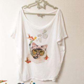 ポール&ジョーシスター(PAUL & JOE SISTER)の猫Ｔシャツ(Tシャツ(半袖/袖なし))