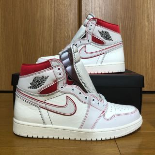 ナイキ(NIKE)のnike airjordan1 retro high og gym red (スニーカー)