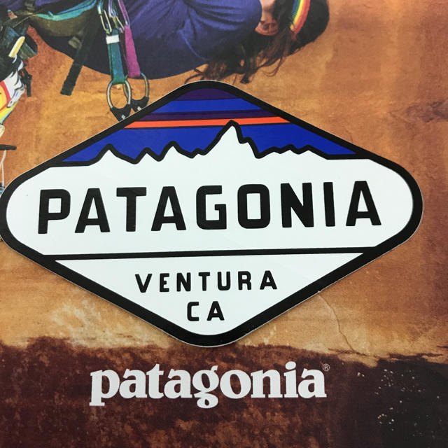 patagonia(パタゴニア)の【縦5.7cm横8.8cm】patagonia 公式ステッカー スポーツ/アウトドアのスポーツ/アウトドア その他(その他)の商品写真
