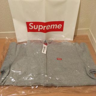 シュプリーム(Supreme)のSupreme Small Box Zip Up パーカー グレー シュプリーム(パーカー)